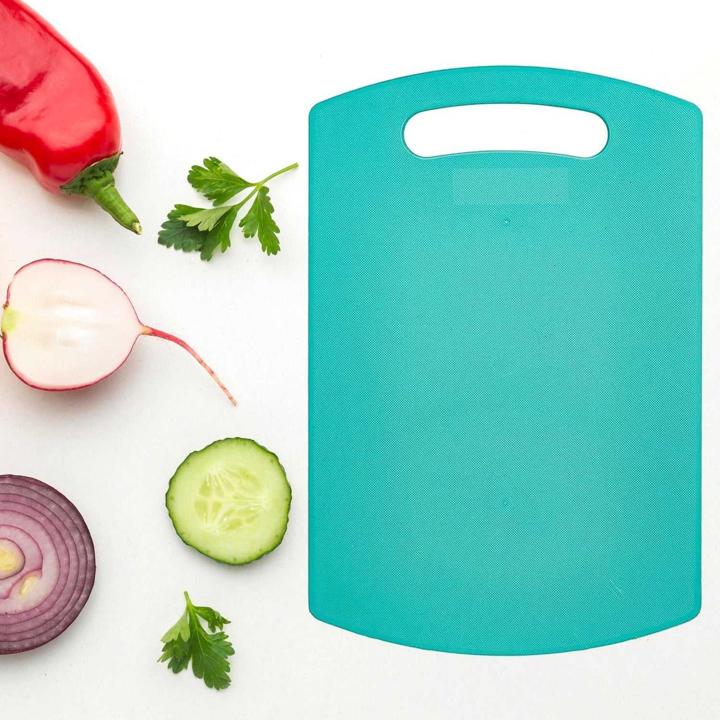 0086A Chopping Board Cutting Pad Plastic for Home and Kitchen Accessories Items Tools Gadgets for Cutting Vegetables Non Sleep Anti Skid dd