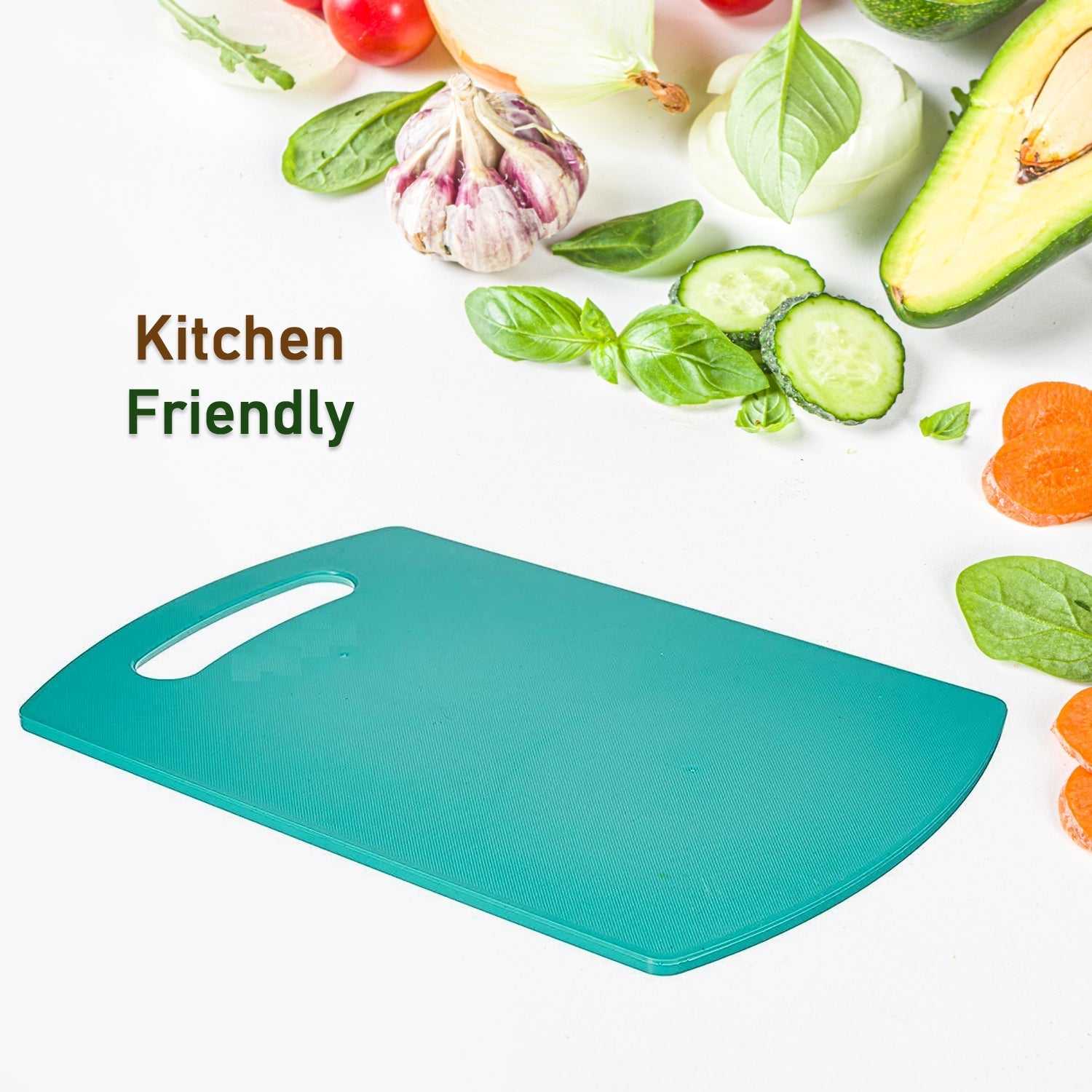 0086A Chopping Board Cutting Pad Plastic for Home and Kitchen Accessories Items Tools Gadgets for Cutting Vegetables Non Sleep Anti Skid dd