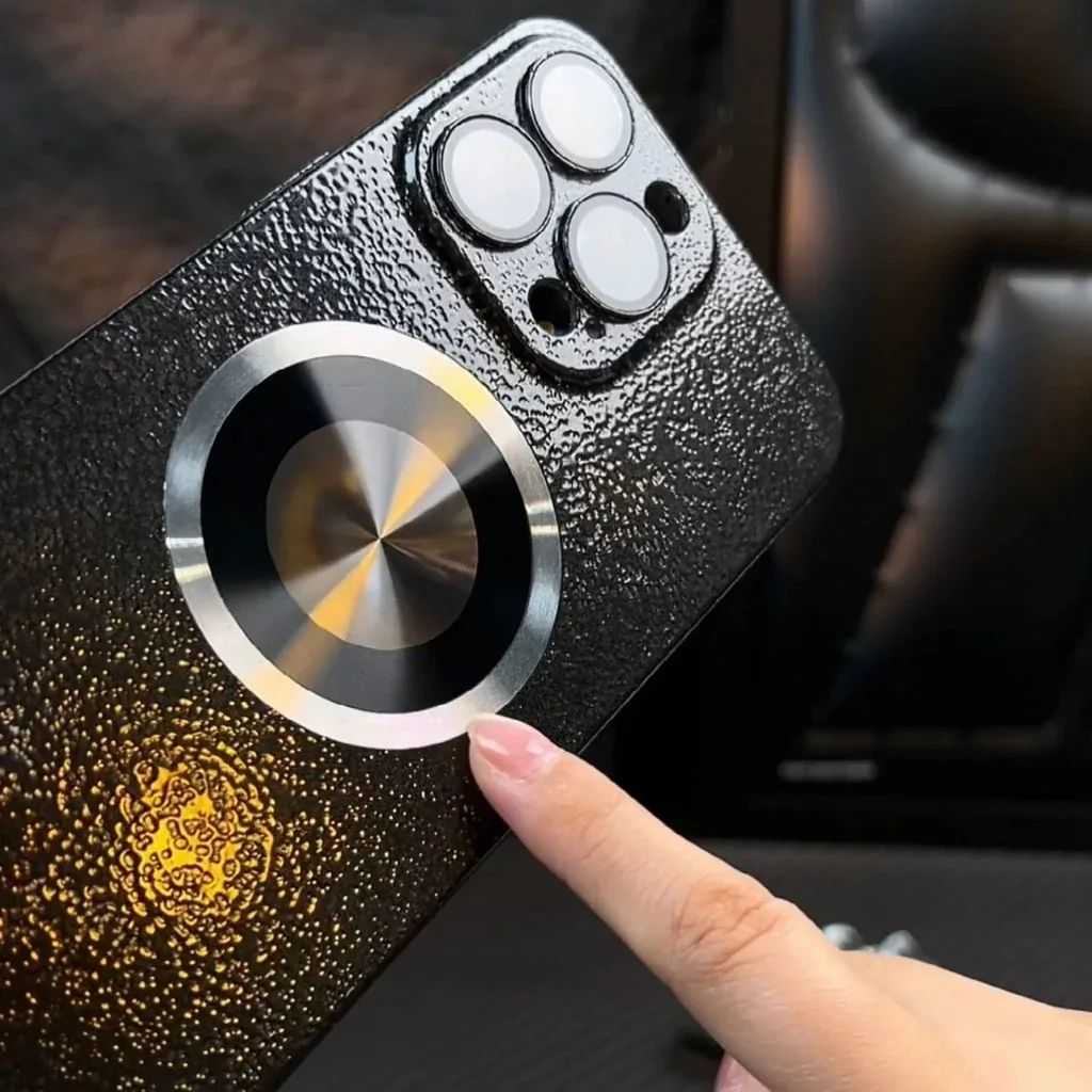 Premium Luxury Metal & Glass Case For iPhone