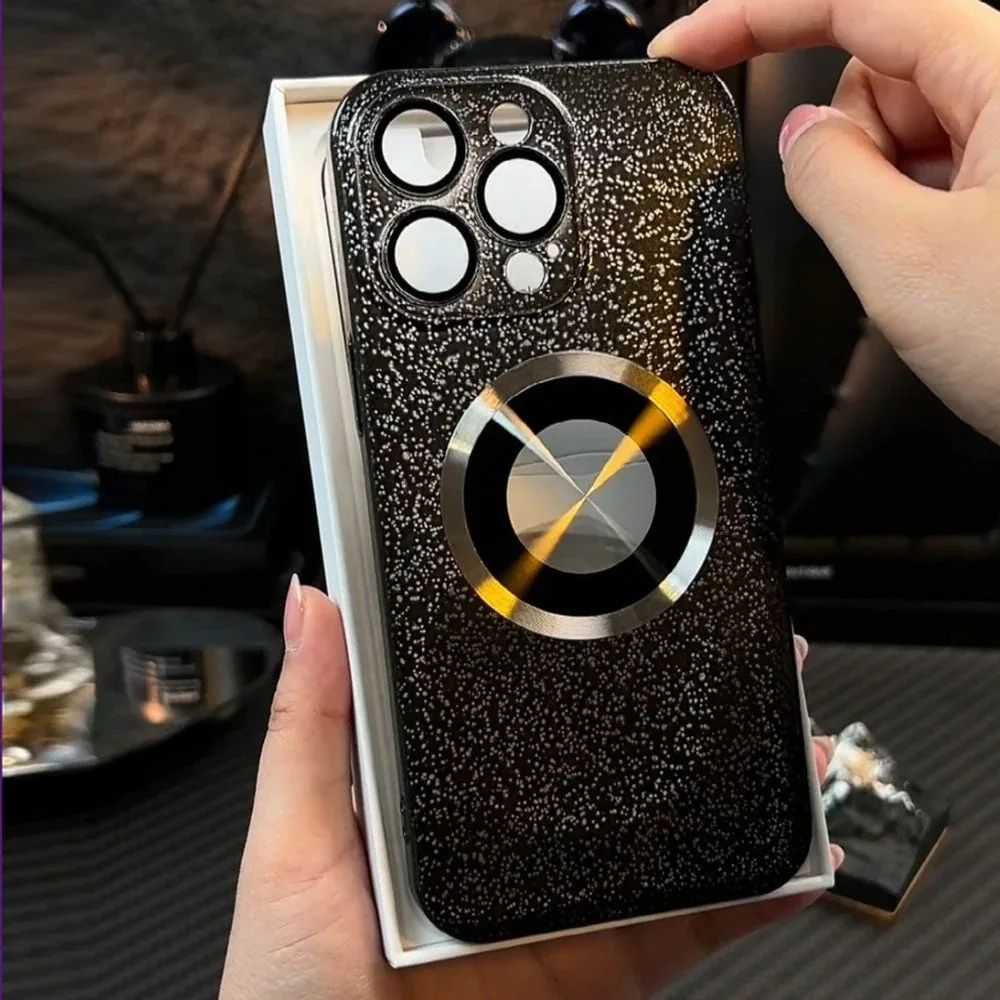 Premium Luxury Metal & Glass Case For iPhone