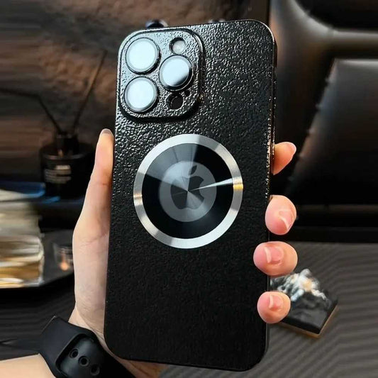 Premium Luxury Metal & Glass Case For iPhone