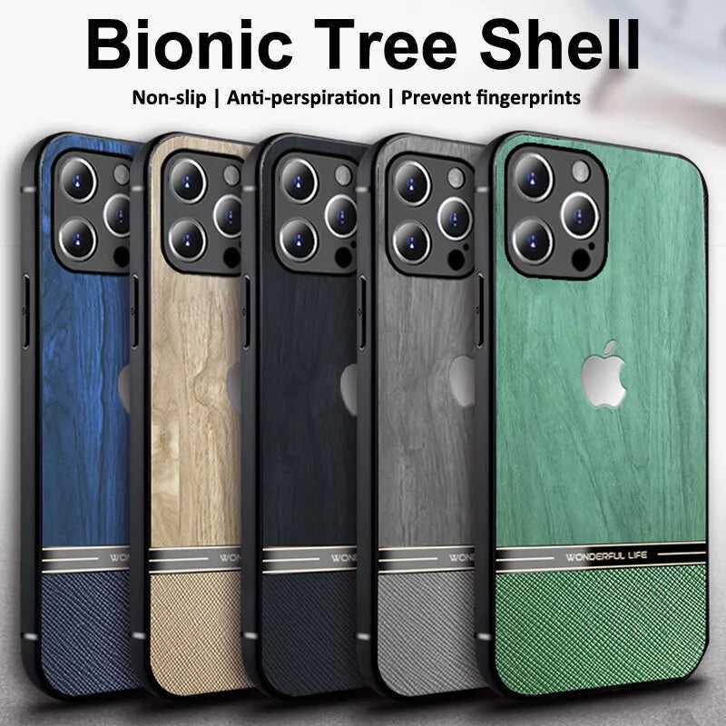 Case For iPhone 15 Pro 14 Plus 13 12 11 Max Shockproof Leather Phone Back Cover
